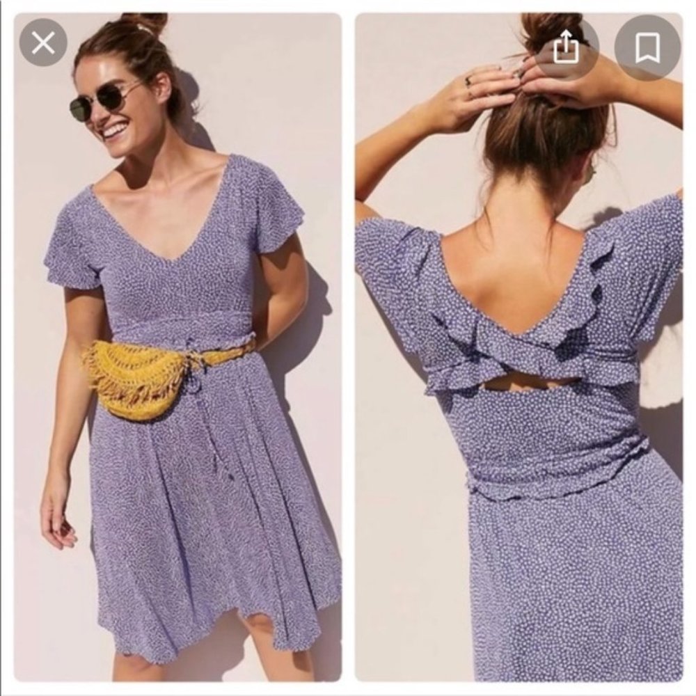 Maeve by Anthropologie Flutter Sleeve Dress